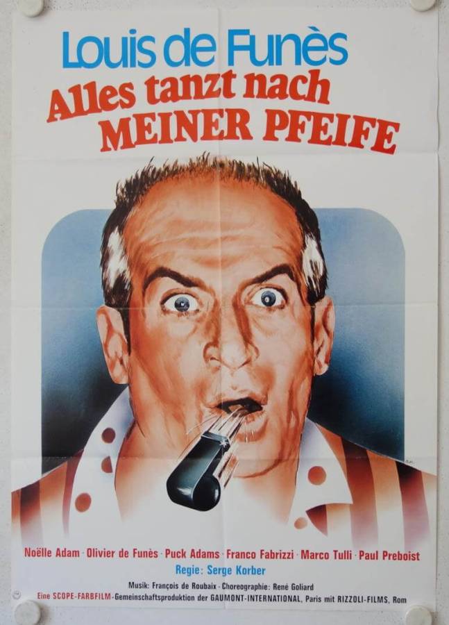 Alles tanzt nach meiner Pfeife originales deutsches Filmplakat (R70s)